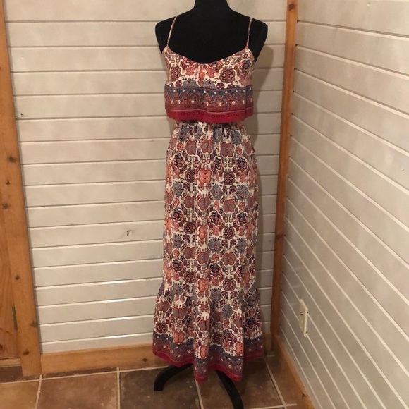 Joie Dresses & Skirts - JOIE SILK RUFFLE MAXI DRESS XXS